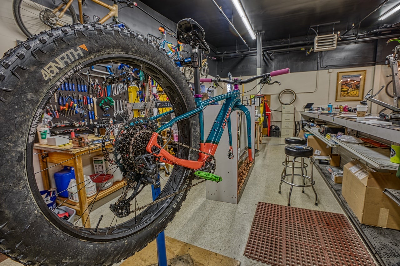 The village bikes and 2024 skis